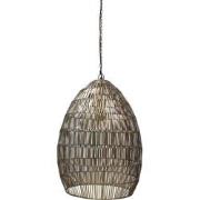 PTMD Fortune Brass Iron Hanging Lamp Egg Shape L