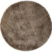 PTMD Jups Brown Fabric Handwoven Carpet Round M