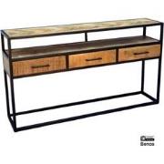 Benoa Jax 3 Drawer Console Table 140 cm