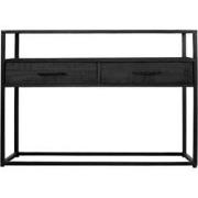 Benoa Jax 2 Drawer Console Table Black 120 cm