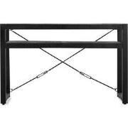 Benoa Britt 2 Shelf Console Table Black 120 cm