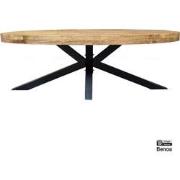 Benoa Osborne Mango Coffeetable 3+3 Oval top with spider leg 130 cm