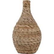 MUST Living Vase Gourd - 36xØ20 cm, banana bark with ceramic