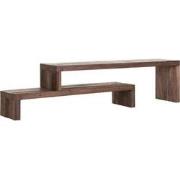 DTP Home TV stand Timber, 2 shelves, extendable,45x150x35 cm, mixed wo...