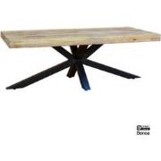 Benoa Olney Mango Coffeetable 3+3 top with Spider Leg 120 cm