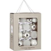 House of Seasons Kerstballen Set - 26 Stuks - Ø7 cm - Glas - Wit