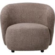 PTMD Aphrodite Taupe Fauteuil Legacy 3 Mink Fabric