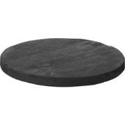 MUST Living Plate Display BLACK,3xØ40 cm, teakwood black