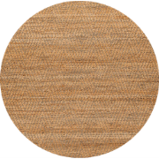 Nature Jute Tapijt - Geweven Rond Vloerkleed - Effen - Bohemian- 100 C...