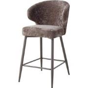 PTMD Ares Mocca Bar Chair Aphrodite 7 Clay Leg