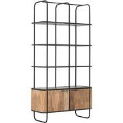 DTP Home Bookcase Soho, 2 doors, 4 open racks, mortex shelves,210x110x...