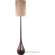 PTMD Charlize Bronze Iron Round Floor Lamp Base L