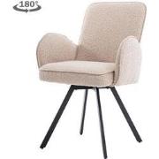 Tower living Livo swivel armchair - fabric Ascot 12 Beige