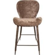 PTMD Thor Mocca Bar Chair Aphrodite 7 Fabric Leg