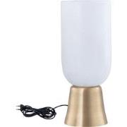 PTMD Torean Gold Alabaster Table Lamp On Gold Base M