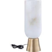 PTMD Torean Gold Alabaster Table Lamp On Gold Base L