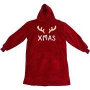 Geen merk X-MAS - Oversized Hoodie - 70x110 cm - Hoodie & deken in één...