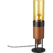 Dutchbone Momo Bureaulamp/ Tafellamp Amber Geel