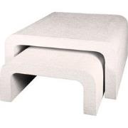 AnLi Style Salontafel set/2 bend stone