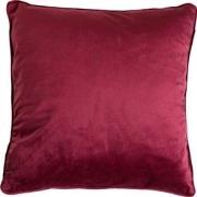 Dutch Decor FINN - Kussenhoes 45x45 cm - velvet - effen kleur - Red Pl...