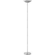 Moderne vloerlamp Easy - Geborsteld staal - 28/28/180cm - LED geintegr...