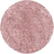 Tapijtenloods Monaco Soft Rond Shaggy Hoogpolig Vloerkleed Roze- 120 C...