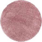 Tapijtenloods Pearl Soft Rond Hoogpolig Vloerkleed Roze- 120 CM ROND