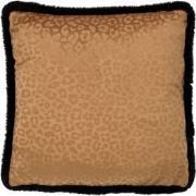 Dutch Decor CHEETA - Sierkussen met dierenprint 45x45 cm Tobacco Brown...