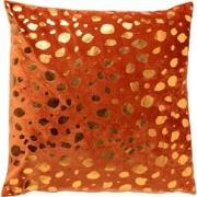 Dutch Decor TINO - Kussenhoes velvet 45x45 cm Potters Clay - oranje - ...