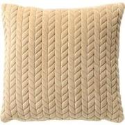 Dutch Decor MELINA - Kussenhoes 45x45 cm - luxe visgraatmotief - effen...