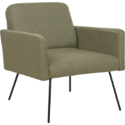 Beliani NARKEN - Fauteuil-Groen-Polyester