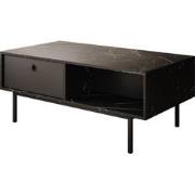 Meubella Salontafel Frazer - Zwart marmerlook - 110 cm