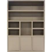 Wandkast Hardhout Beige - 160x46x220cm - Xander