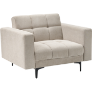 Beliani ALNES - Fauteuil-Beige-Polyester