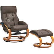 Beliani FORCE - TV-fauteuil-Bruin-Kunstleer