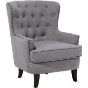 Beliani VIBORG II - Fauteuil-Grijs-Polyester