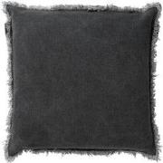 Dutch Decor BURTO - Sierkussen 60x60 cm - gewassen katoen - Charcoal G...