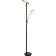 Steinhauer vloerlamp Daphne - zwart - metaal - 27,5 cm - ingebouwde LE...