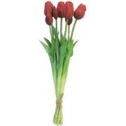 Bosje Tulpen Tulp Duchesse Classic rood kunstbloem