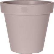 Bloempot ek rond 20 cm taupe