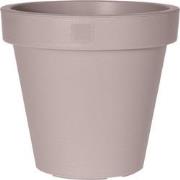 Bloempot ek rond 35 cm taupe