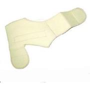 Elleboogbrace met 8 magneten, ecru neopreen, 47 x 17 cm