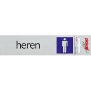 Route Alulook 165 x 44 mm Sticker heren horizontaal