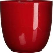 2 stuks - Bloempot Pot rond es/17 tusca 18.5 x 19.5 cm d.rood Mica