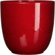 2 stuks - Bloempot Pot rond es/13 tusca 14 x 14.5 cm d.rood Mica