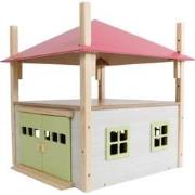 Kids globe hooiberg hout met berging roze - 1:32