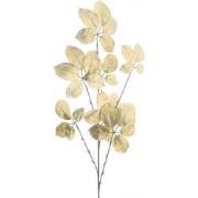 Kunsttak prunus leaf gold, 94 cm