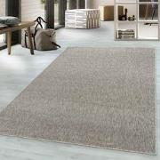 Tapijtenloods Effen Vloerkleed Laagpolig Beige- 120x170 CM