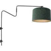 Steinhauer wandlamp Linstrøm - zwart - metaal - 70 cm - E27 fitting - ...