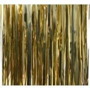 Gordijn pvc l0.10b90h200cm goud